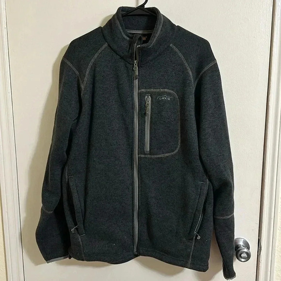 Orvis Other - EUC Orvis Trout Bum Charcoal Gray Zip Jacket